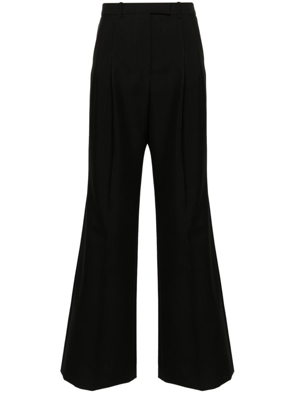 Shop Givenchy Tailoring Straight Pants In Black  