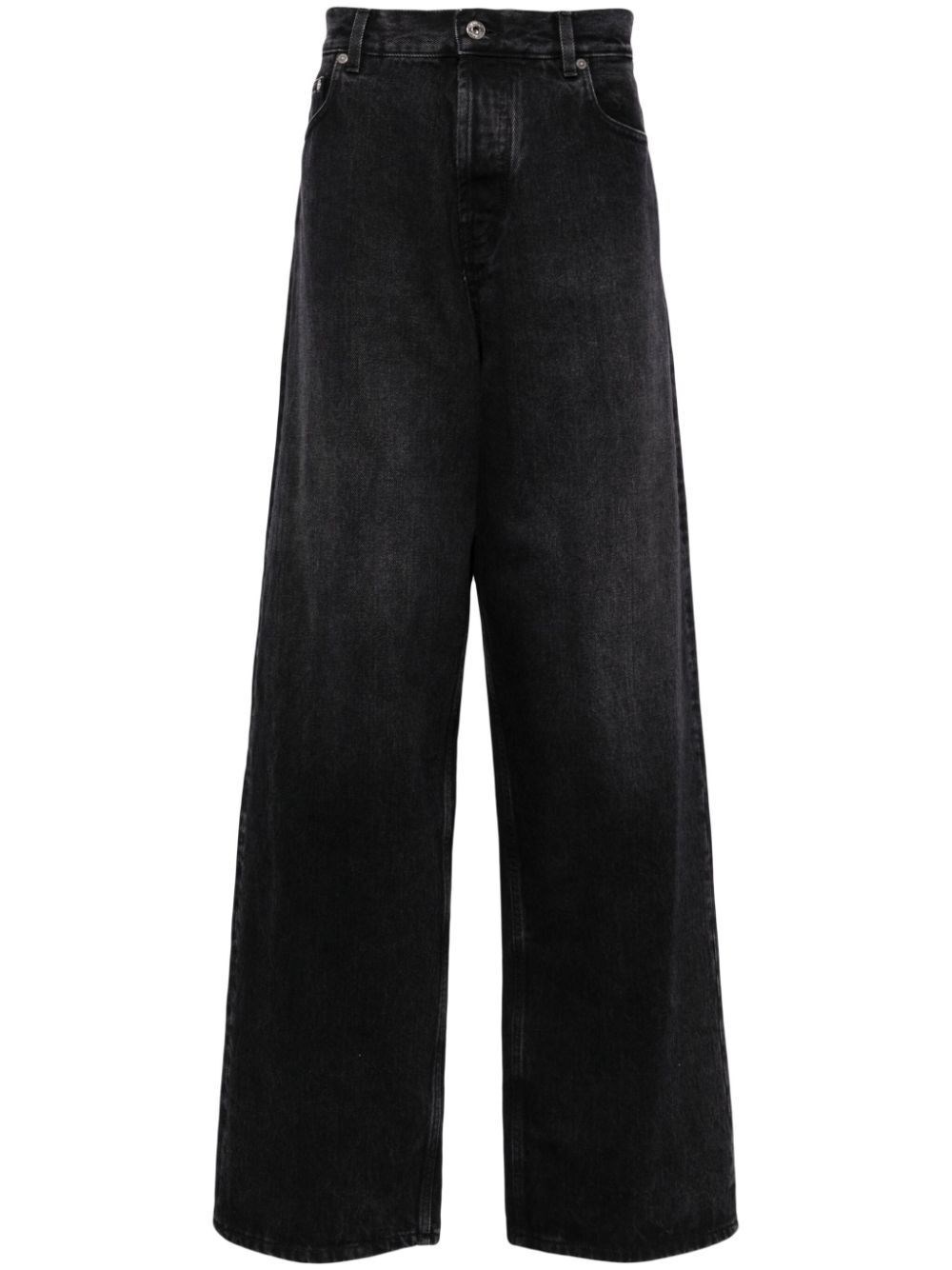 Shop Off-white `arr` Loose Jeans In Black  