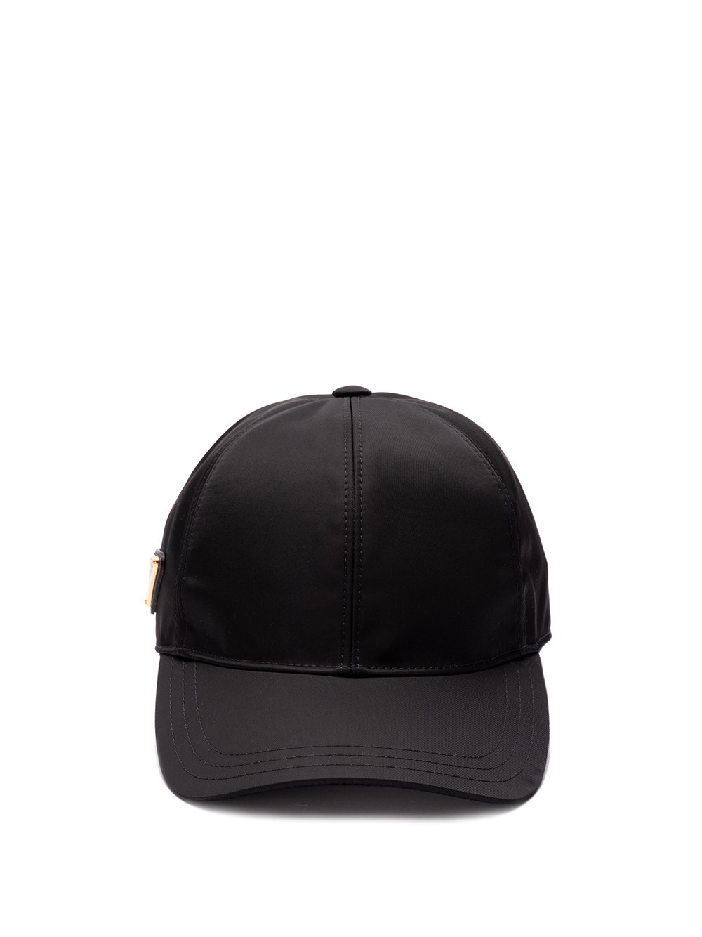 Shop Prada `re-nylon` Baseball Cap In Black  