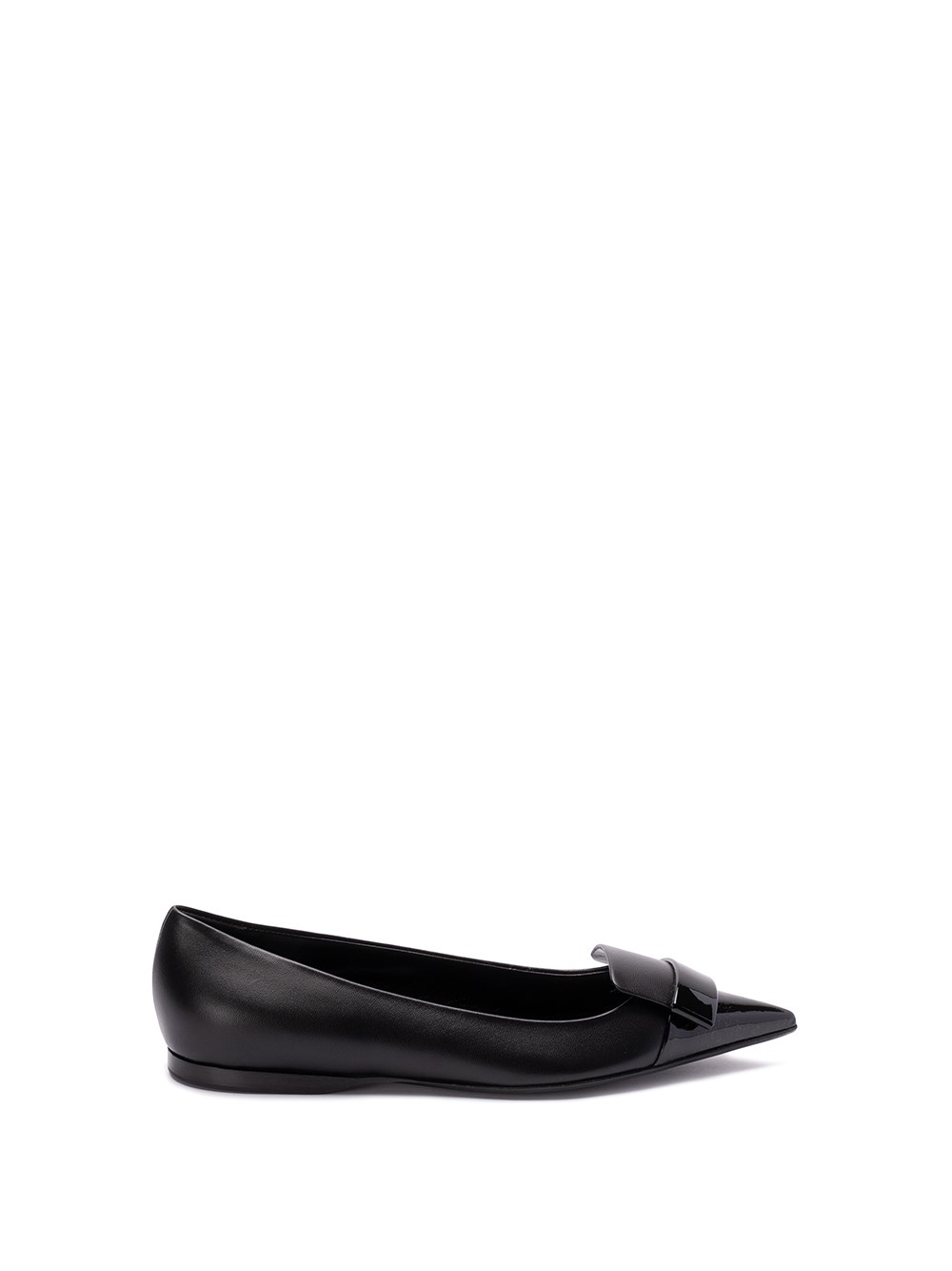 Shop Sergio Rossi `sr1` Ballerinas In Black  