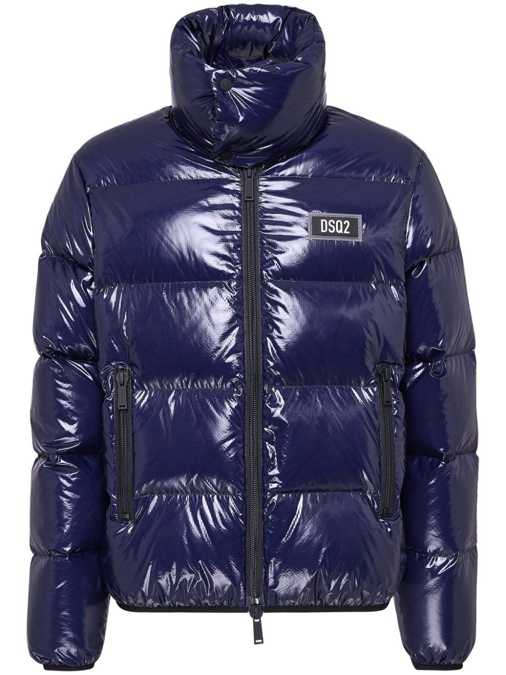 Shop Dsquared2 Ultra Light Padded Jacket In Blue