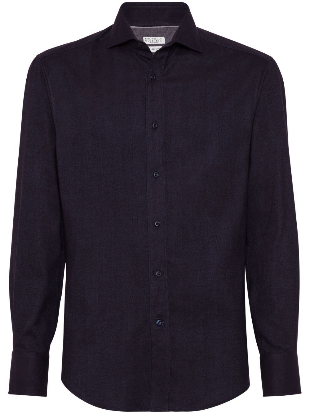 Shop Brunello Cucinelli Shirt In Blue