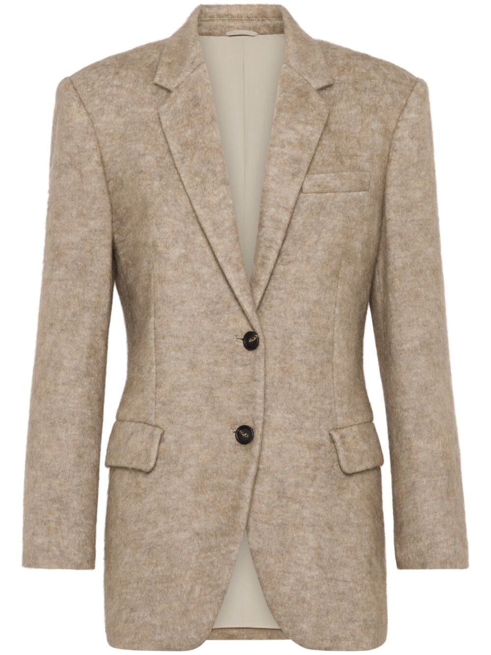 Brunello Cucinelli Blazer Jacket In Brown