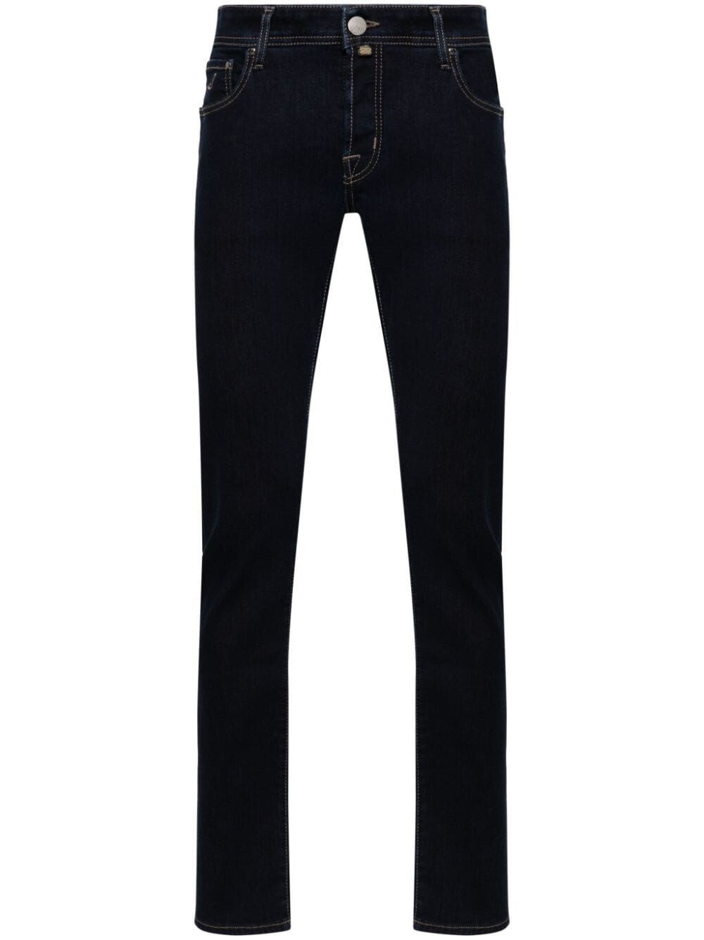 Shop Jacob Cohen `nick` 5-pocket Slim Fit Jeans In Blue