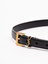 Saint Laurent `Cassandre` Thin Belt With Square Buckle