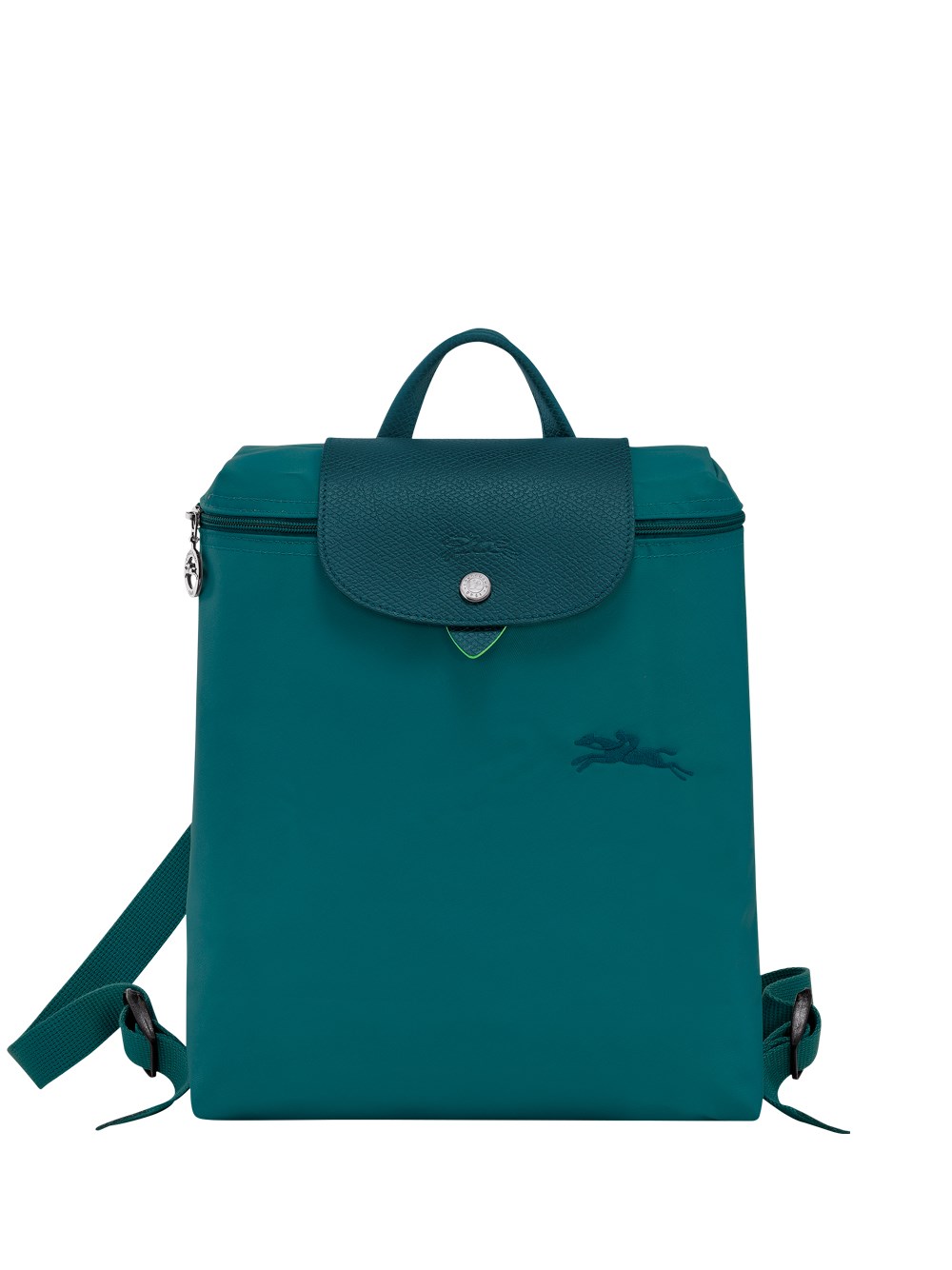 Shop Longchamp `le Pliage Green` Medium Backpack In Blue