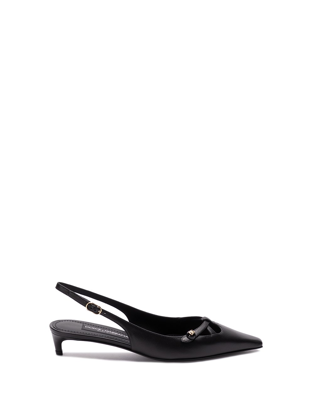 Dolce & Gabbana Slingback Seta In Black