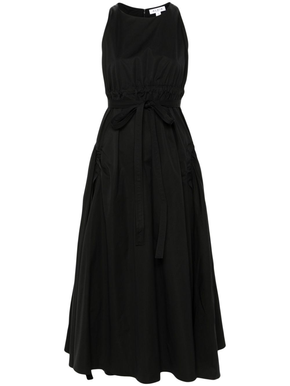 Shop Alaïa `halter` Dress In Black  