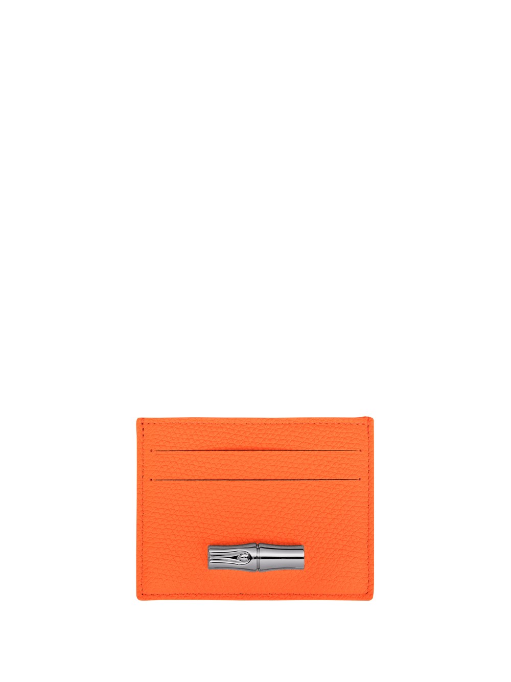 Longchamp `le Roseau` Card Holder In Yellow