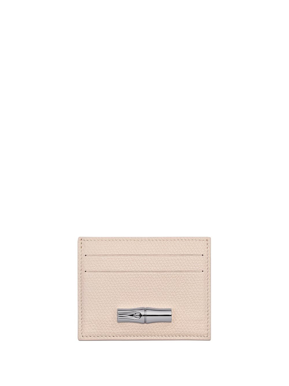 Longchamp `le Roseau` Card Holder In Beige