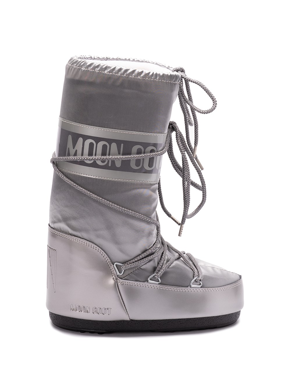 Moon Boot Icon Glance Metallic Shell And Pvc Snow Boots In Metallic
