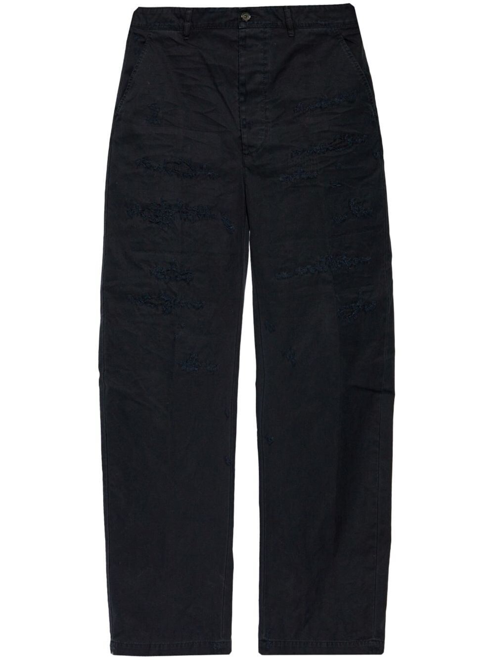Dsquared2 Ripped Chino Pants In Black