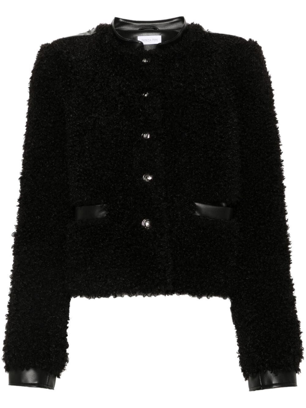 Shop Patrizia Pepe Padded Jacket In Black  