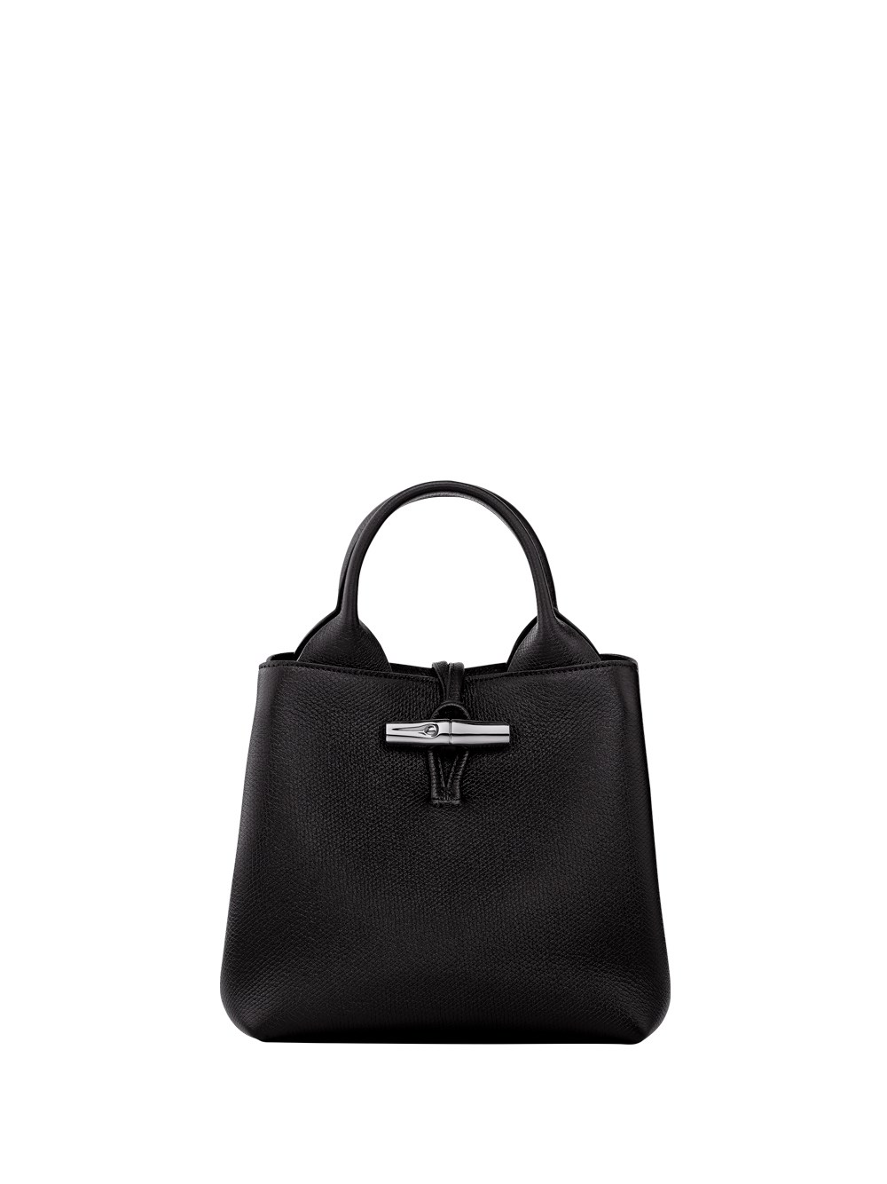 Longchamp `le Roseau` Small Handbag In Black  