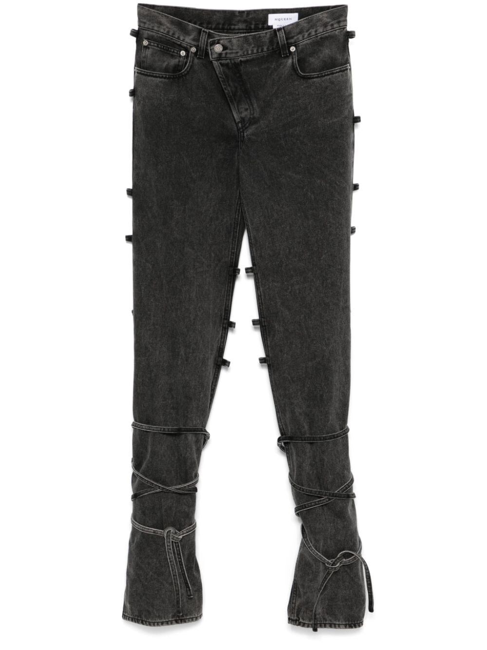 Alexander mcqueen Baggy Tied Jeans