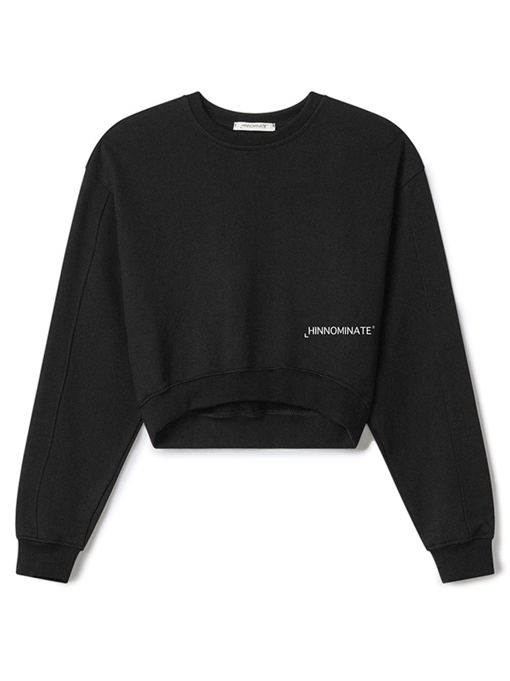 Shop Hinnominate Print Crew-neck Sweatshirt In Black  