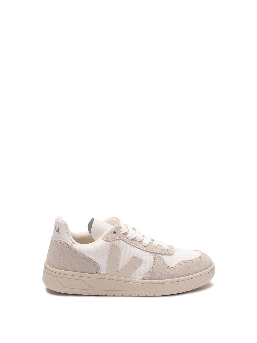 Shop Veja `v-10` Sneakers In White