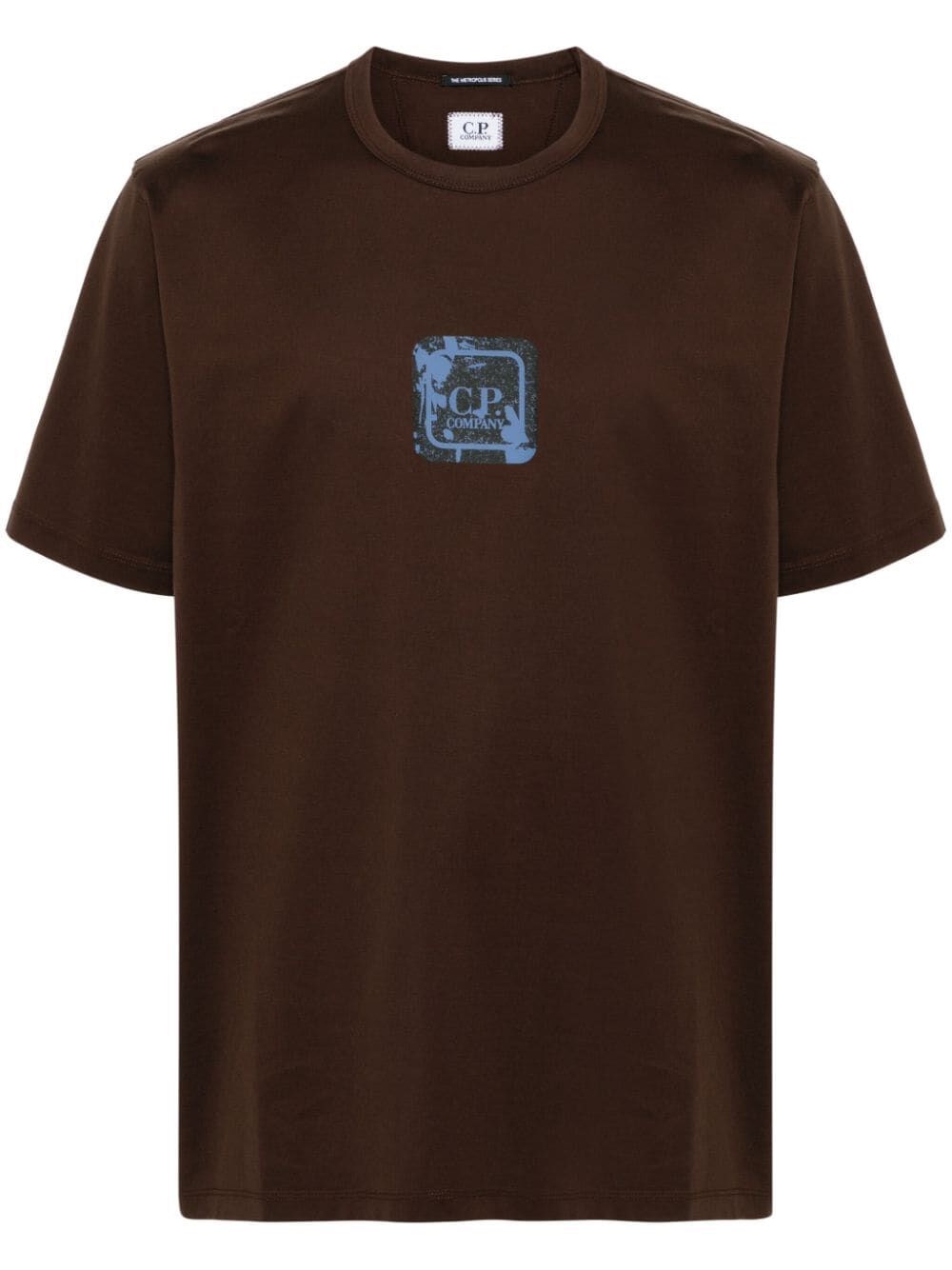 Shop C.p. Company C. P. Company `metropolis Series` Comics Graphic T-shirt In Brown