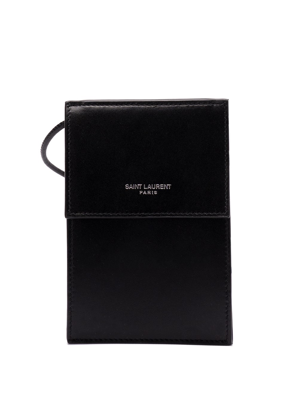 Shop Saint Laurent `ysl` Mini Bag In Black  