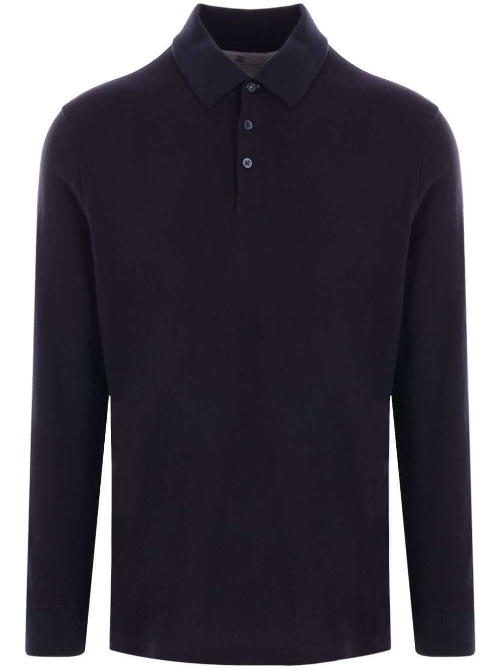 Shop Brunello Cucinelli Polo T-shirt In Blue