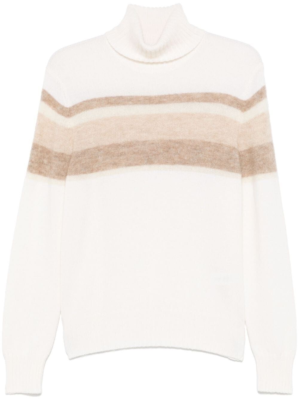 Shop Malo Turtle-neck Sweater In Multi