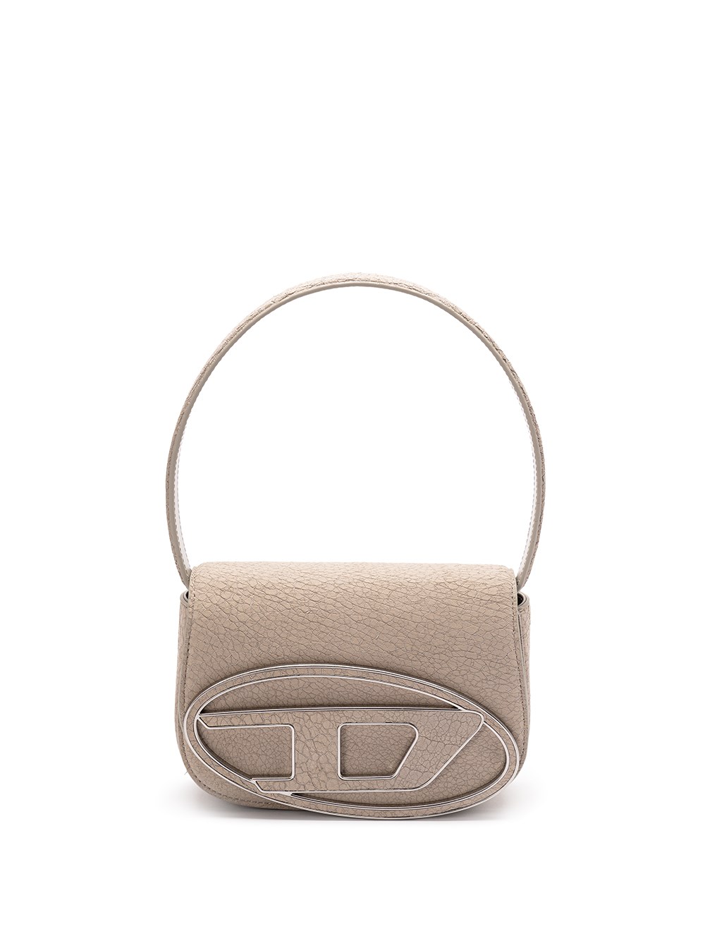 Shop Diesel `1dr` Shoulder Bag In Gray