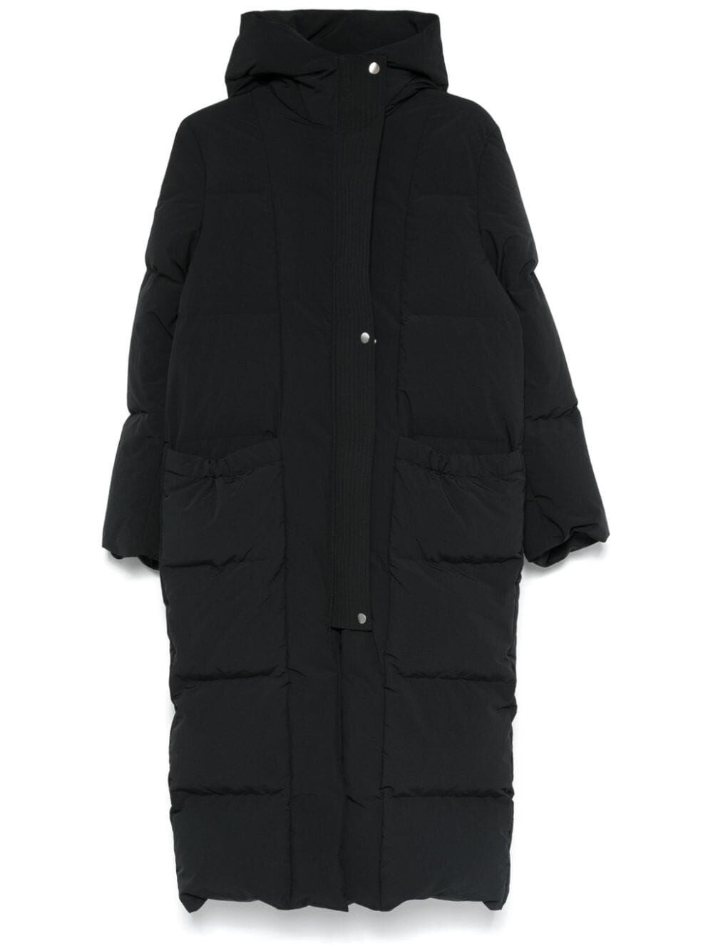 JIL SANDER LONG HOODED PADDED COAT 