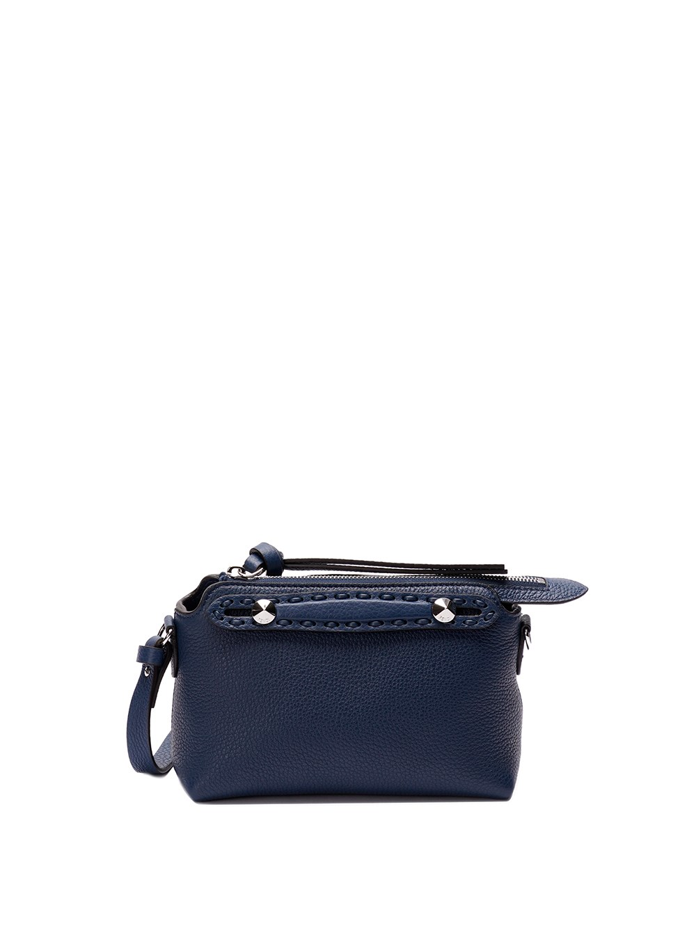 Shop Fendi `by The Way` Mini Boston Bag In Blue