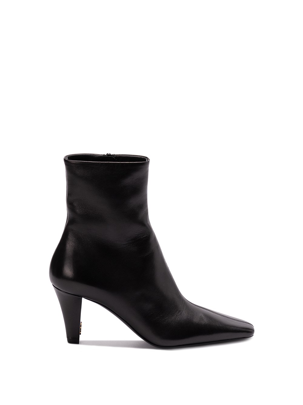Saint Laurent Logo Boots In Black