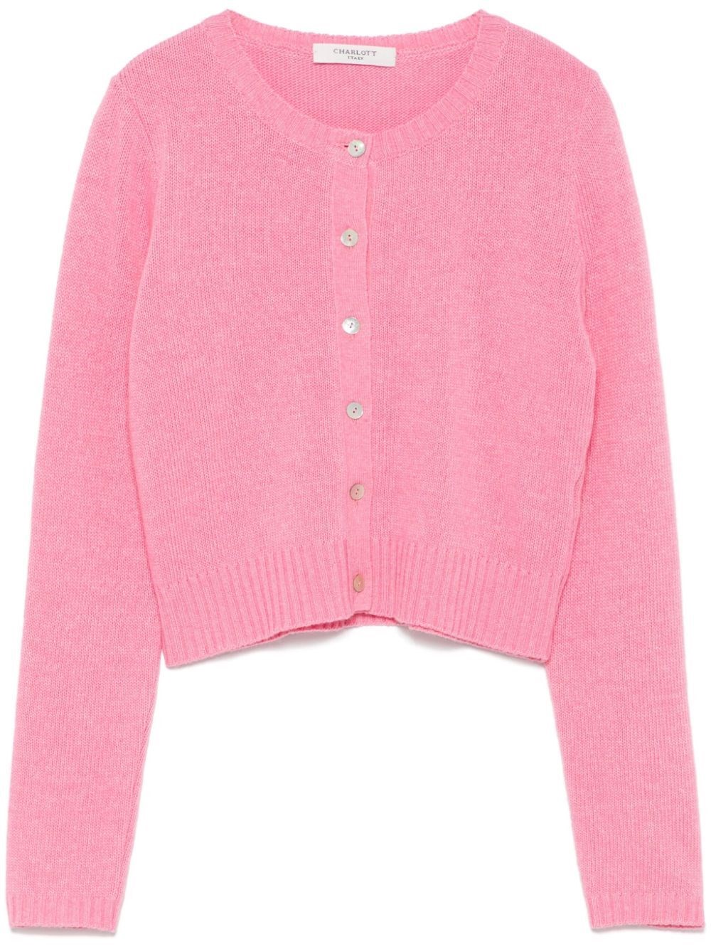 Shop Charlott Cardigan In Pink