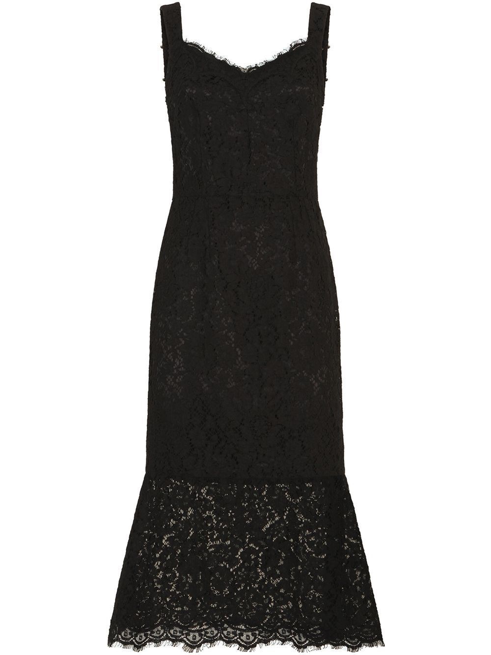 Shop Dolce & Gabbana Dress In Black  