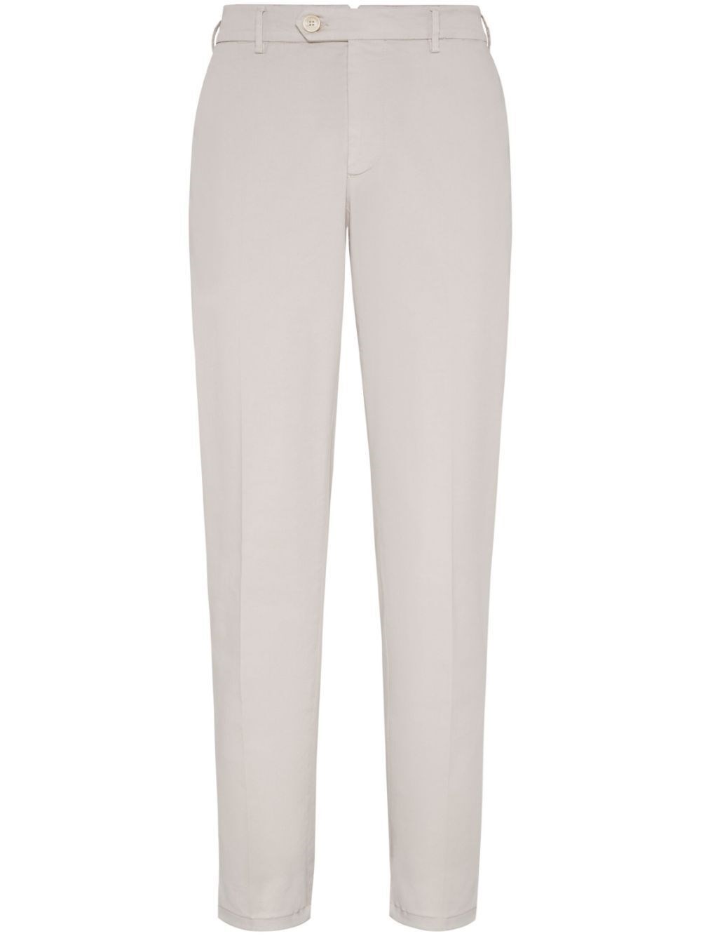 Brunello Cucinelli Gabardine Garment Dyed Pants
