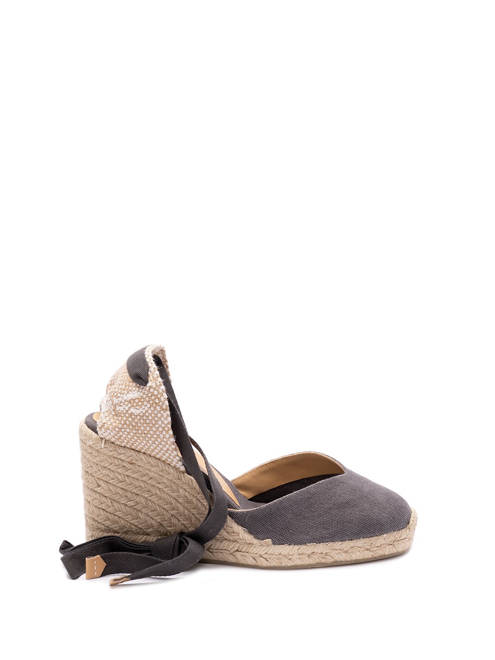 Castaã±er `chiara/8/002` Wedge Espadrilles In Gray
