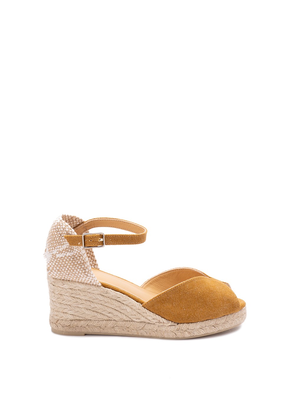 Castaã±er `bianca/6/002` Wedge Espadrilles In Yellow