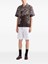 Prada Short-sleeved Printed Cotton Shirt