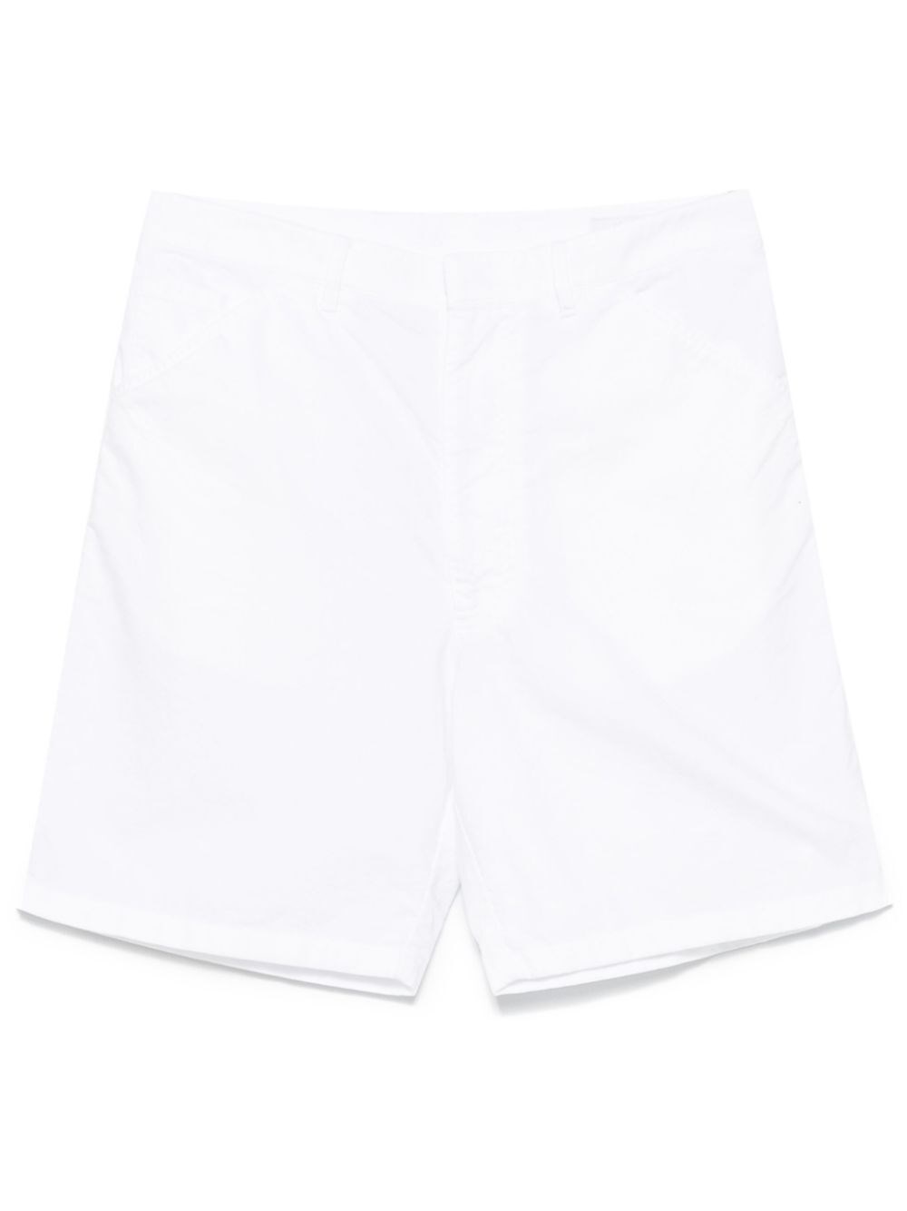 Prada Cotton Bermudas In White