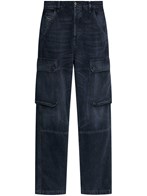 デニム・ジーパン DIESEL D-POT-CARGO JEANS D-Side cargo jeans