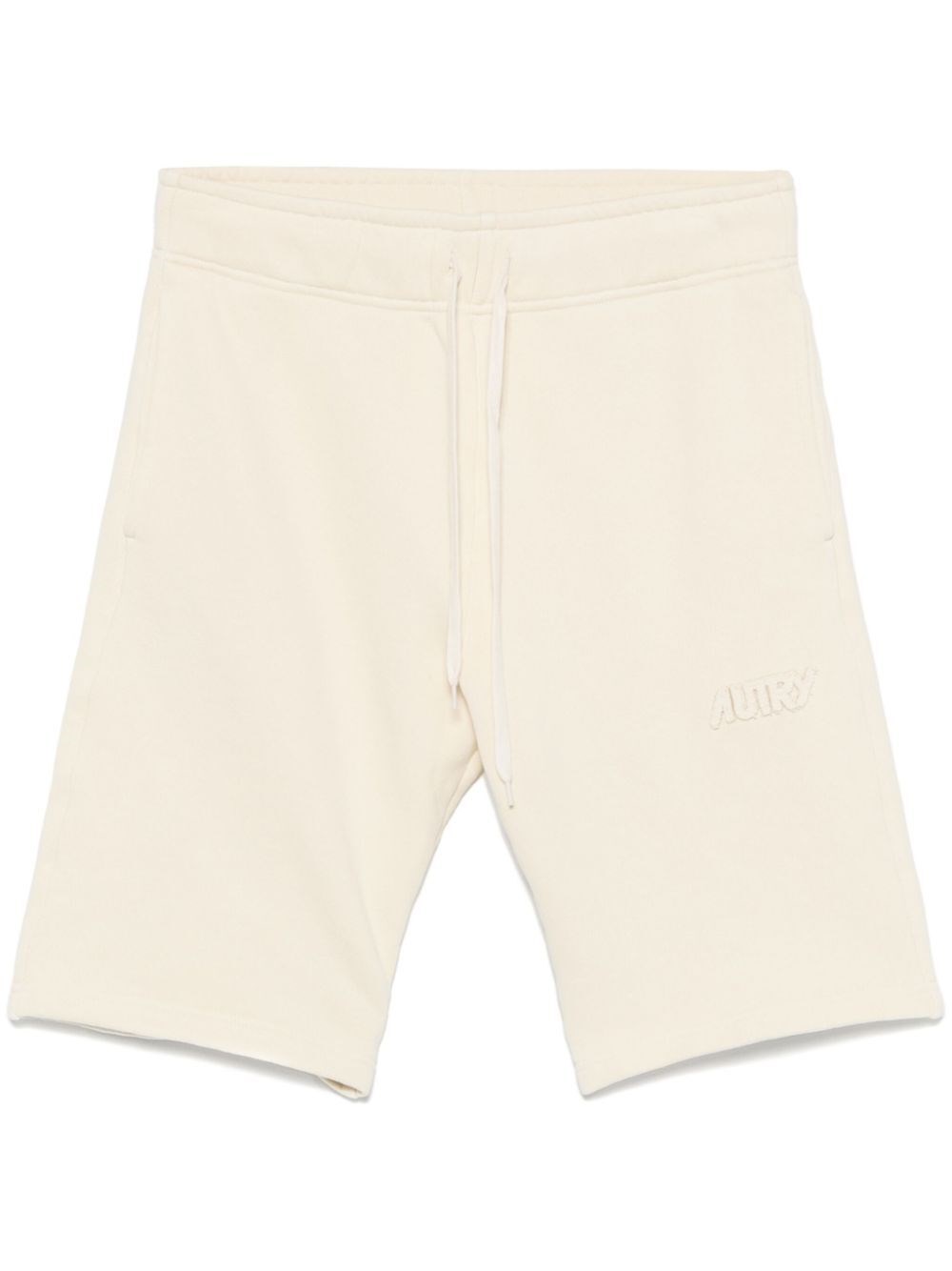 Shop Autry Shorts In Beige