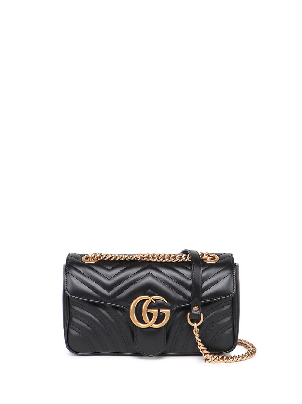 Gucci Gg Marmont Small Matelassé Shoulder Bag In Nero | ModeSens