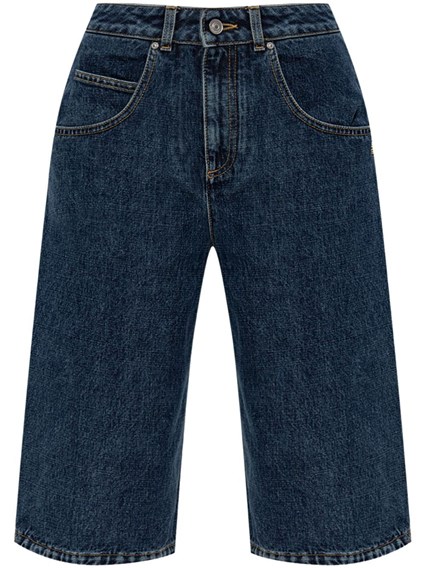 【GIVENCHY】CURVED SIDE DENIM SHORTS givenchy `curved side` denim shorts available on Spinnaker