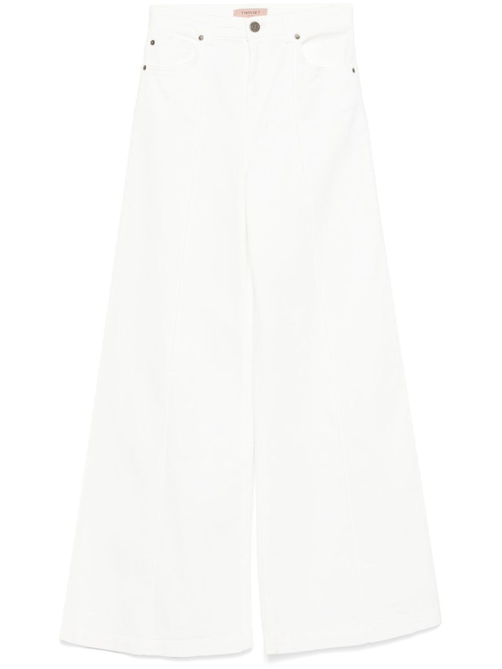Shop Twinset Jeans In Beige