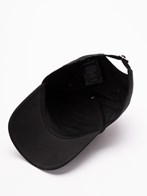 ■Saint Laurent■ Gabardine Y Varsity Ball Cap Black Ivory 8 Y patch-appliqué gabardine baseball cap in black - Saint
