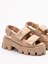 Prada `Monolith` Nappa Leather Sandals