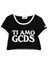 Gcds `Ti Amo GCDS` Crop T-Shirt