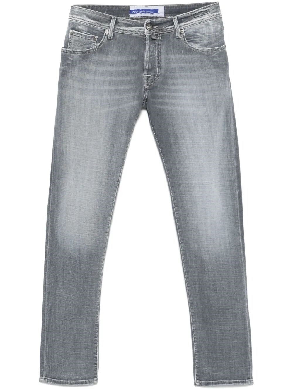 Shop Jacob Cohen 5-pocket Super Slim Fit `nick` Jeans In Black