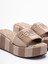 Fendi `FF` Denim Slides