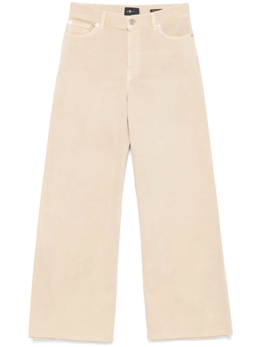7 For All Mankind Lotta Jeans In Beige