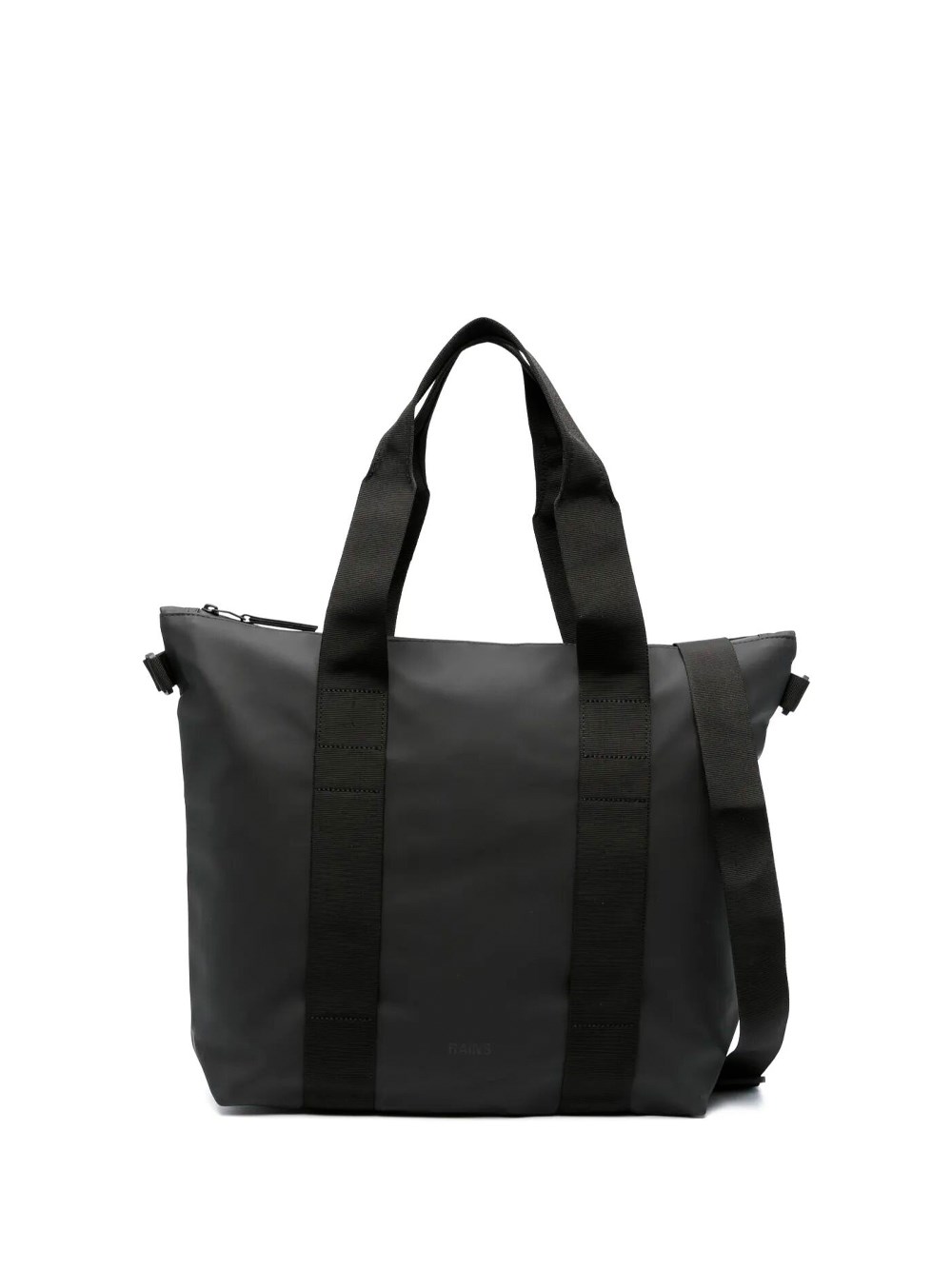 Rains Mini Tote Bag In Black  