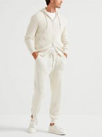 パンツ BRUNELLO CUCINELLI English rib cotton and viscose pants Brunello Cucinelli Cotton Lurex English Ribbed Straight-Leg