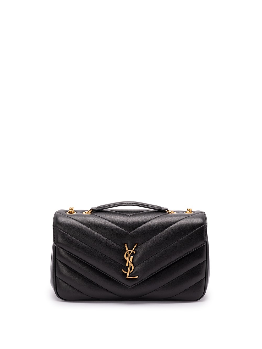 Saint Laurent Loulou Medium In Matelasse Lambskin